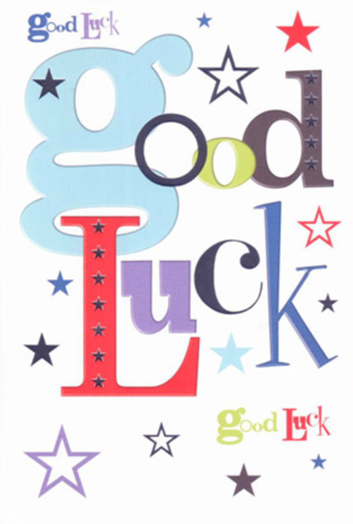 This luck-inspired card, radiating from the creative spirit of Pimlico, is an exuberant visual celebration reminiscent of the area's vibrant markets and friendly faces. Across a crisp white expanse, eye-catching typography leaps with personality-bold pastel blue, inky black, vivacious red, and earthy moss green-interwoven with an array of sparkling stars. The composition evokes the festive atmosphere of Pimlico Road's flower stalls, each letter and star appearing as if they're cheering from the sidelines, vibrant with encouragement and gentle laughter. Stars of varying shades-indigo, lavender, lemon-lime, and midnight-sweep across the card's surface, their playful arrangement stirring memories of night skies above St. George's Church after a summer fête. The textural smoothness of the card's printed finish invites touch, conjuring the same sense of care as running a hand along an artfully arranged bouquet. This is more than just a card-it's a piece of local artistry, full of optimism and heartfelt hope, ready to be delivered across Pimlico to inspire courage and celebrate milestones, backlit by the belief that luck is always just around the corner for those rooted in this special neighbourhood.